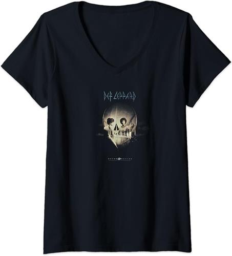 Def Leppard - Retro Active V-Neck T-Shirt : Amazon Product Link | CFF Radio