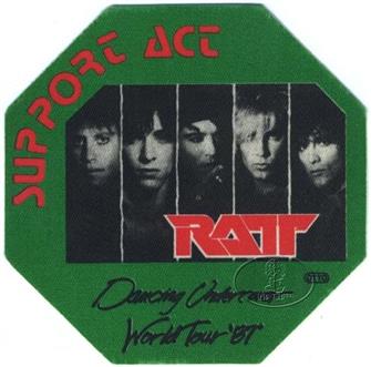 RATT - Dancing Undercover (1987 Tour Backstage Pass Green) : Amazon Product Link | CFF Radio
