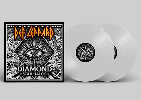 Def Leppard - Diamond Star Halos Double Clear Import Limited Edition Vinyl LP : Amazon Product Link | CFF Radio