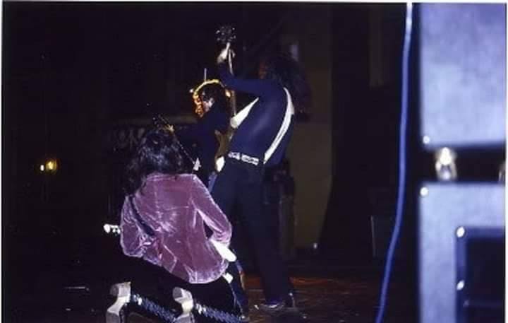 KISS Paul Stanley, Ace Frehley and Gene Simmons at the Fillmore East in New York 1973  : Photo Session | CFF Radio